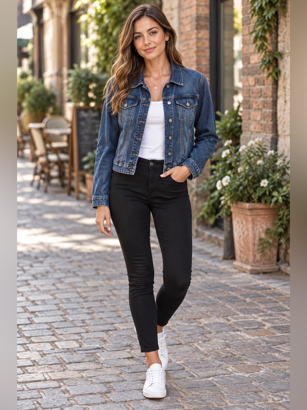 Reitmans Dark Blue Denim Jacket